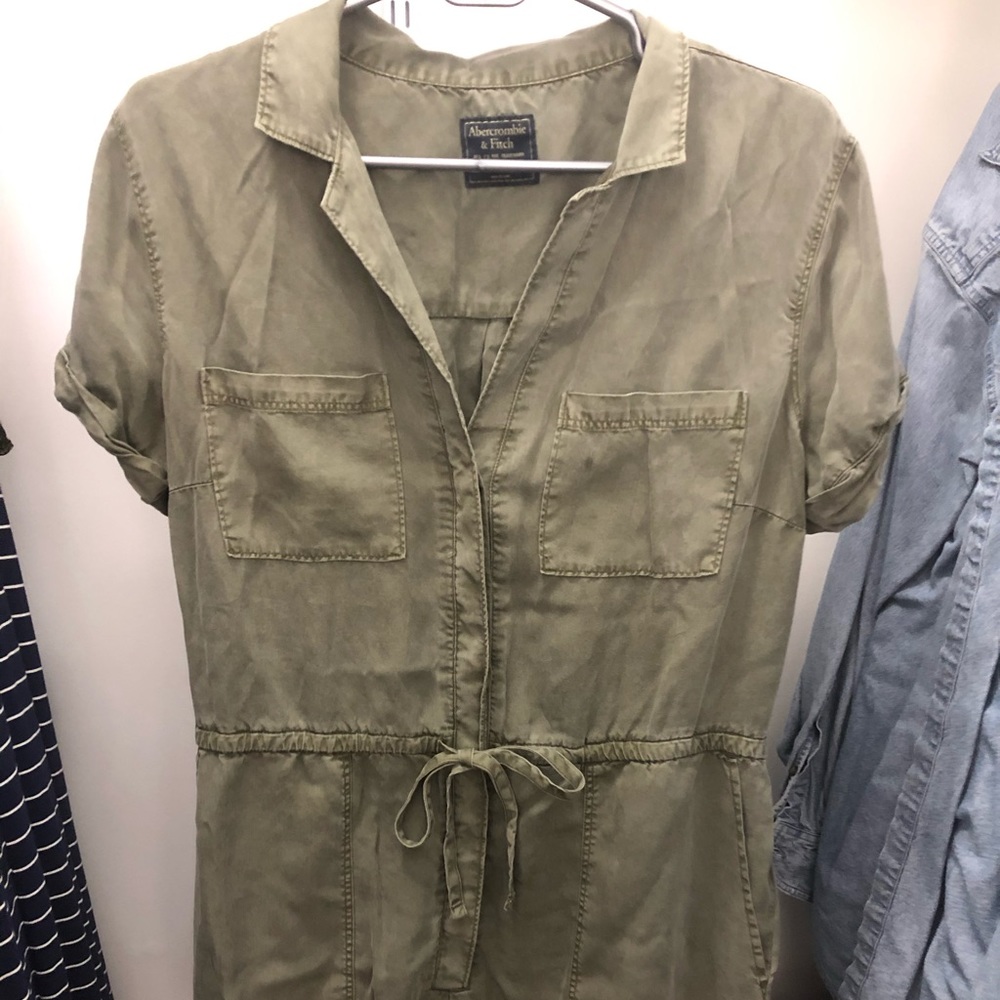 Olive Green Romper